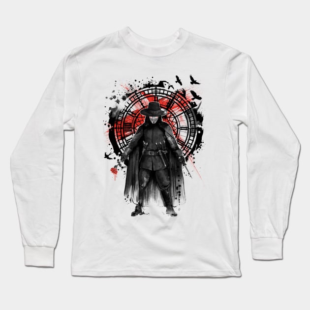 Remember the Fifth of November Long Sleeve T-Shirt by DrMonekers